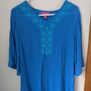Lilly Pulitzer for Target Blue Gauze Coverup